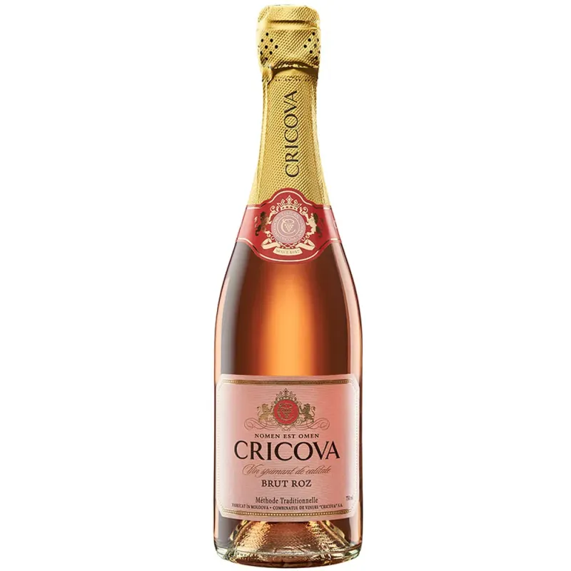 Vin spumant rose demisec Cricova, Cabernet Sauvignon, 0.75 l