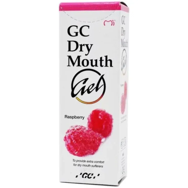 Gel cu aroma de zmeura pentru gura uscata, GC Dry Mouth, 40 g