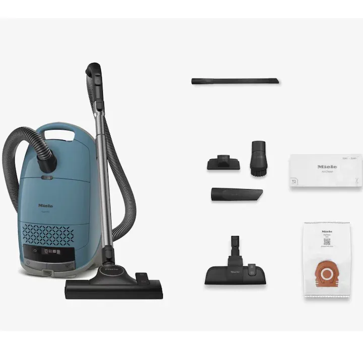 Aspirator cu sac Miele Guard M1 Flex 12562290, 890 W, 4,5 l, 77 dB, albastru