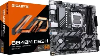 Placa de baza GIGABYTE B840M DS3H, AMD B840, Socket AM5, mATX