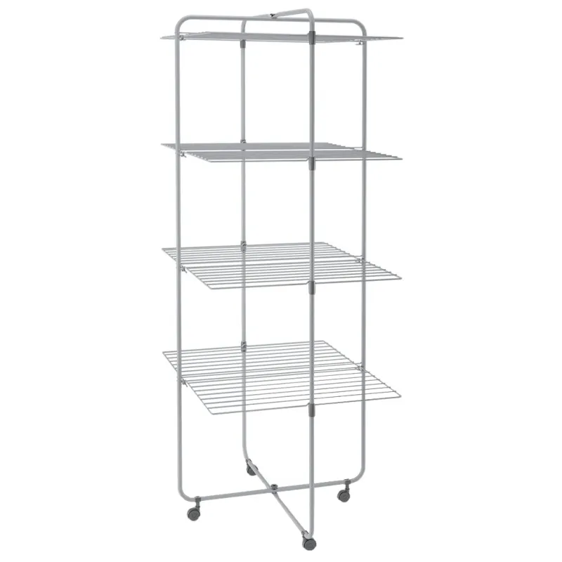 Uscator de rufe vertical Metaltex Lille 4, 4 nivele, pliabil, 44m