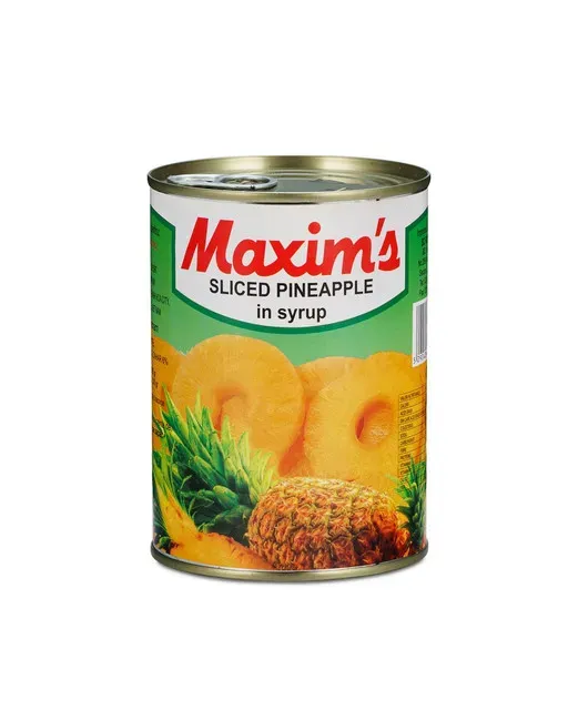 Ananas rondele in sirop Maxim's, 565 g