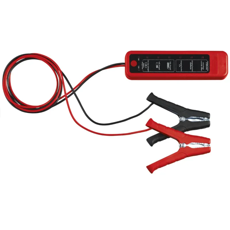 Tester pentru baterie si alternator cu indicator LED 12V si 6V