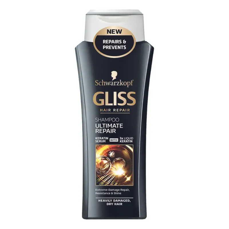 Sampon cu keratina Ultimate Repair Gliss