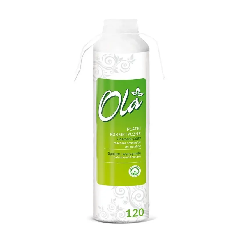 Dischete cosmetice din bumbac Ola, 120buc