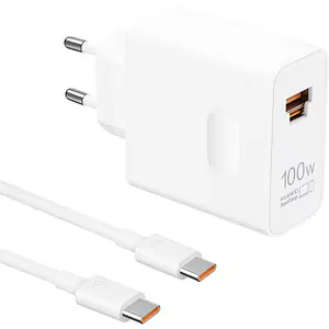 Incarcator retea HUAWEI 55037865, 1x USB-A, 1x USB-C, 100W, alb