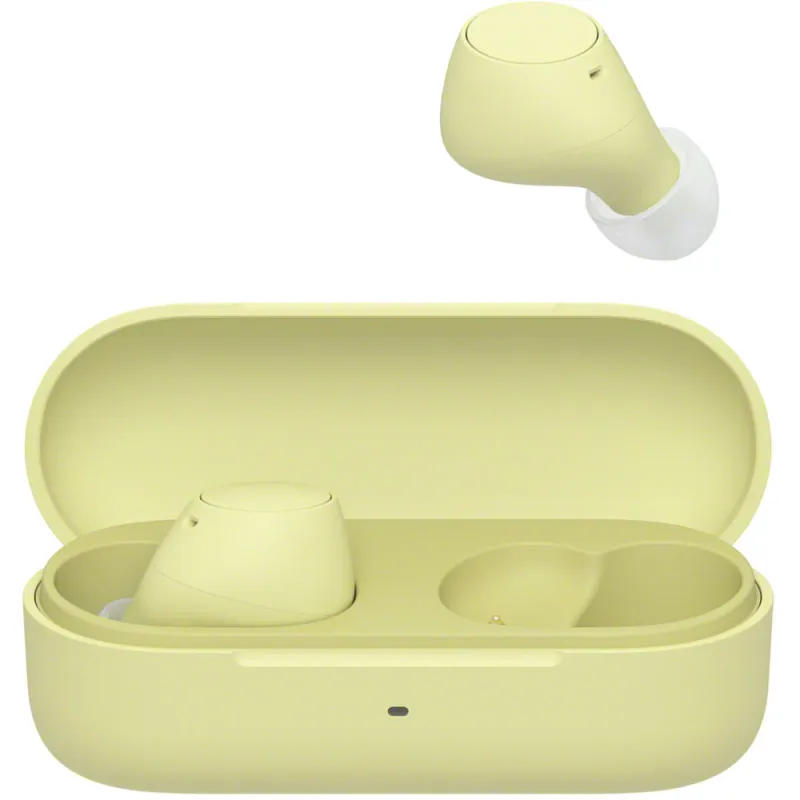 Casti SONY WF-C510, True Wireless, Bluetooth, In-ear, Microfon, Conexiune multipunct, galben