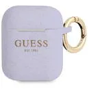 Guess GUA2SGGEU AirPods cover purple/purple Silicone Glitter