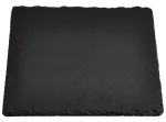 Platou din ardezie, 25 x 20 cm, negru