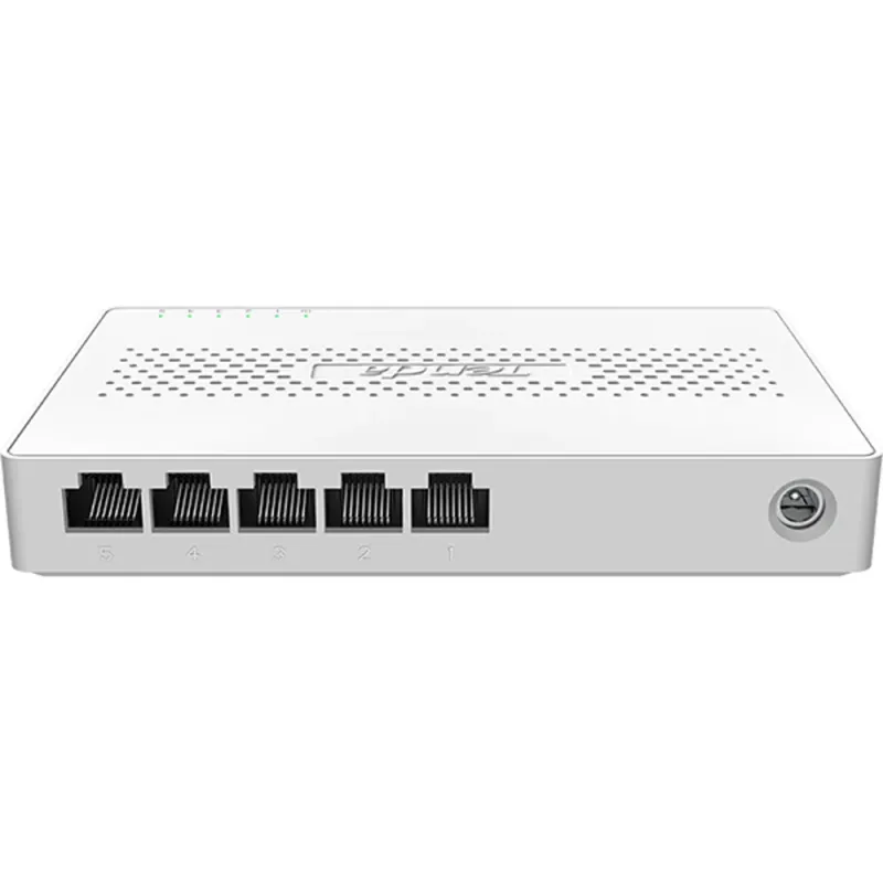 Switch TENDA SM105, 5 porturi 2.5Gbps, alb