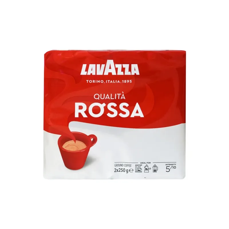 Cafea macinata Lavazza Qualita Rossa, 2 x 250 g