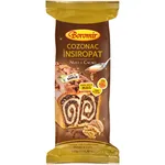 Cozonac Insiropat cu sirop de vanilie, crema cu nuci si cacao 550g