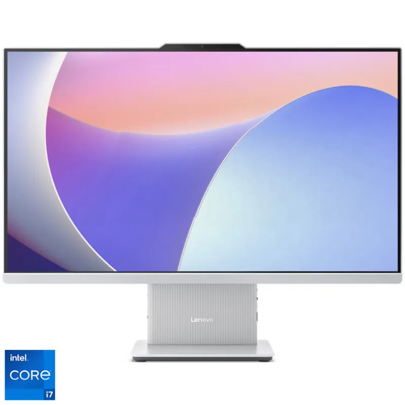 Sistem All-in-One Lenovo IdeaCentre AIO 27IRH9 cu procesor Intel® Core™ i7-13620H pana la 4.9GHz, 27", Full HD, IPS, Touch, 16GB DDR5, 1TB SSD, Intel® UHD Graphics, No OS, Cloud Grey