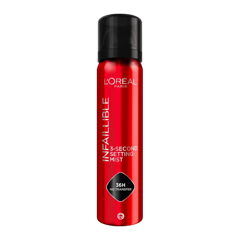 Spray de fixare machiaj L'Oreal Paris Infaillible 3 second, 75 ml