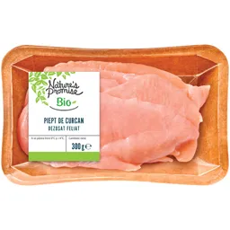 Piept de curcan dezosat feliat bio 300g