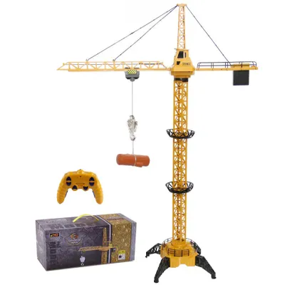 Macara cu telecomanda Dittom RC, 128 cm, Plastic, Portocaliu