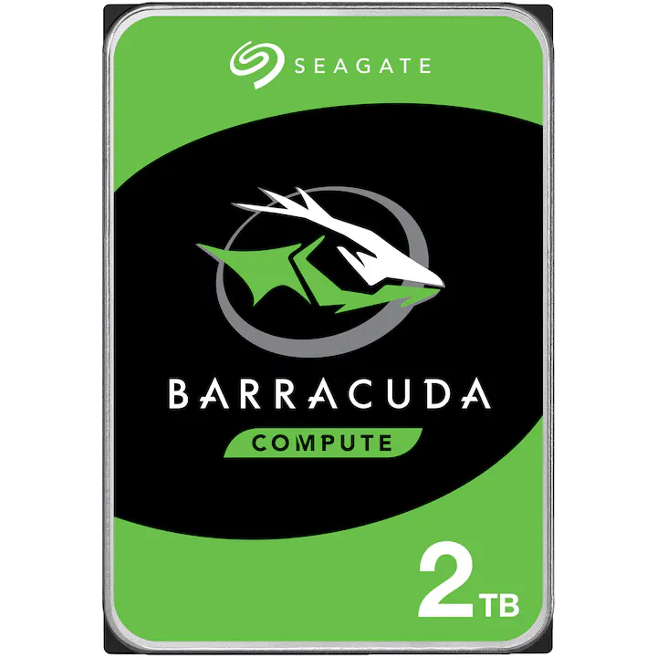 HDD Seagate BarraCuda, 2TB, 7200rpm, 256MB cache, SATA-III
