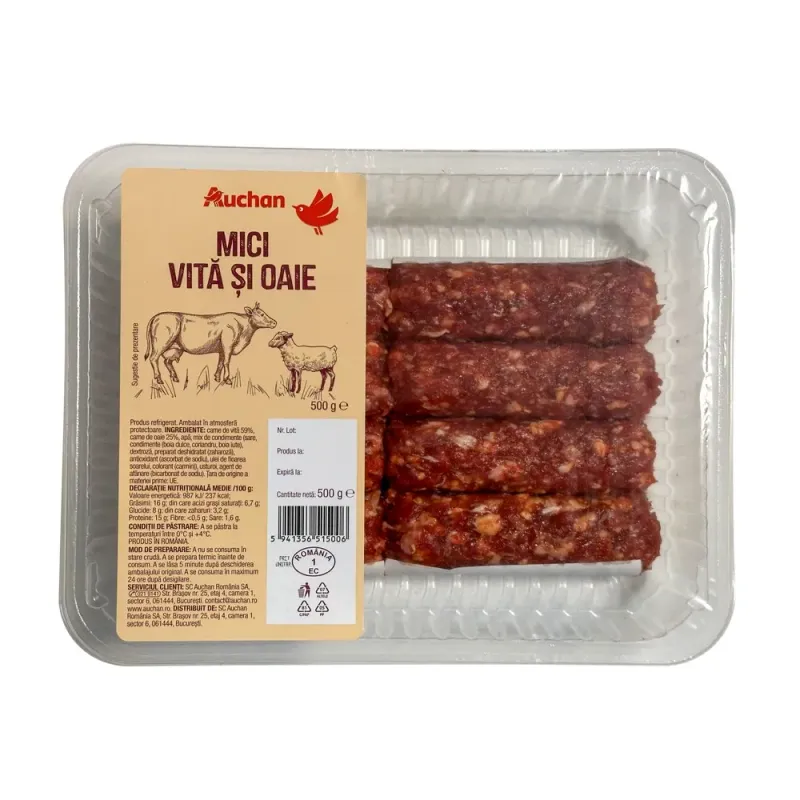 Mici vita si oaie Auchan, 500 g