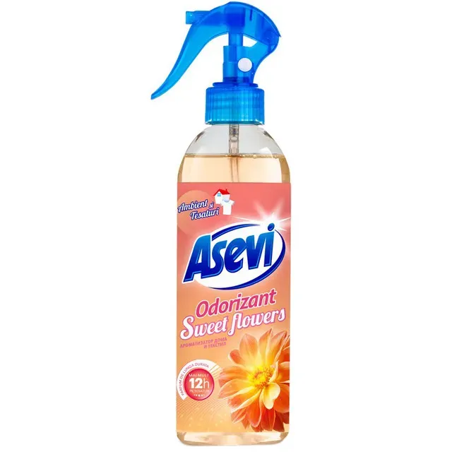 Odorizant de camera Asevi Sweet Flowers, 400 ml