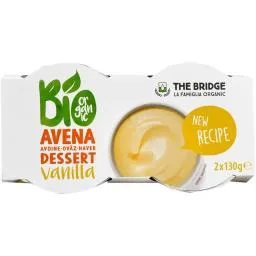 Desert bio cu ovaz si vanilie 2x130g