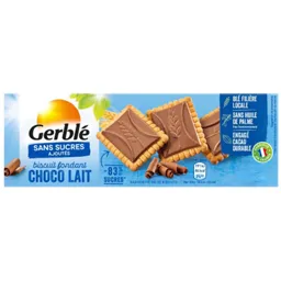 Biscuiti cu tableta de ciocolata cu lapte, cu indulcitori 126g