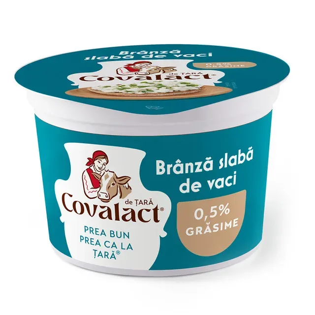 Branza de vaci proaspata Covalact, 200 g