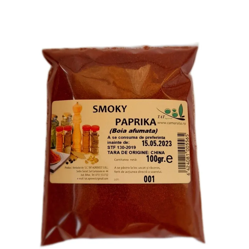 Smoky paprika - boia afumata, 100 gr