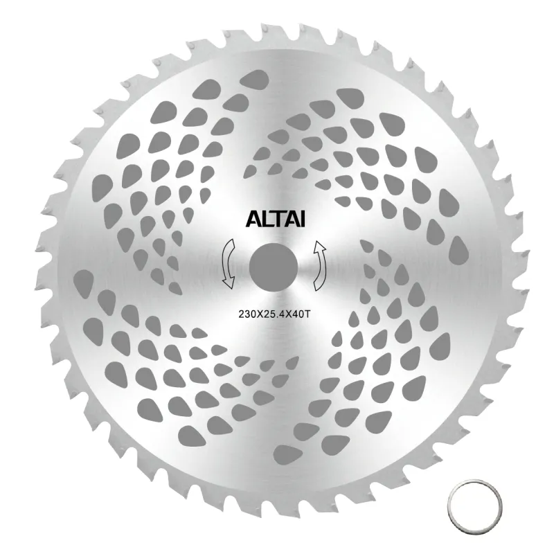 Disc Motocoasa cu vidia 230MM 40T dinti, ALTAI