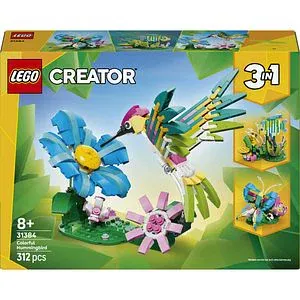 LEGO Creator: Animale salbatice - Colibri colorat 31384, 8 ani+, 312 piese
