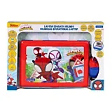 Laptop educational bilingv Lexibook Spidey, romana/engleza, 170 activitati, Multicolor