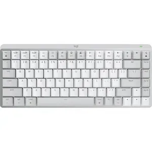 Tastatura Wireless pentru Mac LOGITECH MX Mechanical Mini, Bluetooth, USB, alb-gri