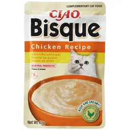 Hrana umeda pentru pisici, bisque cu pui 40g