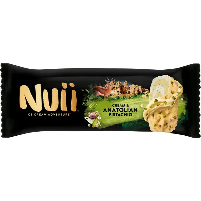 Inghetata cu fistic si ciocolata alba Nuii Antolian Pistachio, 90 ml