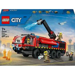 LEGO City: Autospeciala de pompieri la aeroport 60499, 7 ani+, 691 piese