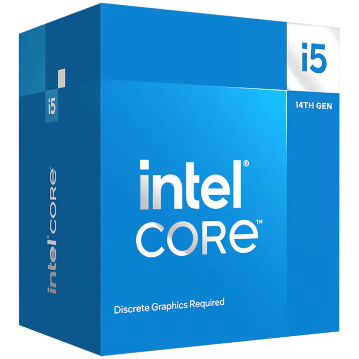 Procesor Intel® Core™ i5-14400F, pana la 4.7 GHz turbo, 20MB L3, Socket LGA1700, fara video integrat