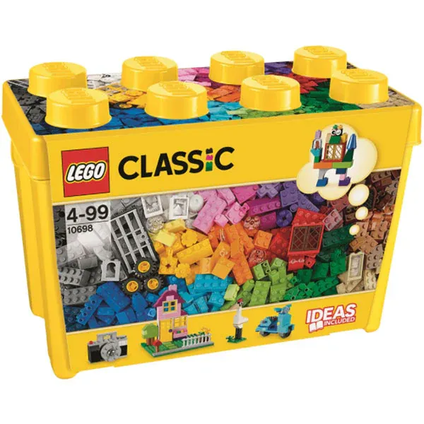 LEGO Classic: Cutie mare de constructie creativa 10698, 4 ani+, 790 piese