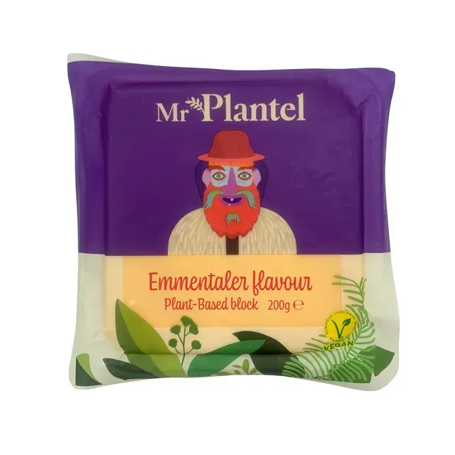 Alternativa vegetala la branza Emmentaler, bloc, 200 g