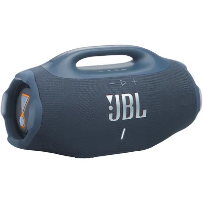 Boxa portabila JBL Boombox 4, 210W, Pro Sound, IP68, Auracast, Baterie detasabila, Autonomie 34 ore, Albastru