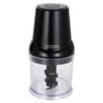 Mini tocator chopper electric Victronic VC393, 400W, 0.5L, lame inox, Negru