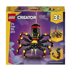 LEGO Creator 3 in 1 - Animale salbatice: Paianjen surprinzator 31159, 153 piese