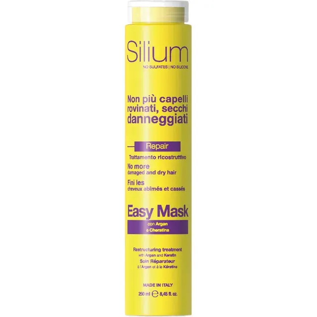 Masca de par reparatoare cu keratina si argan Silium, 250 ml