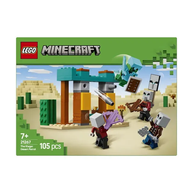LEGO Minecraft - Patrula Illager de desert 21267 , 105 piese