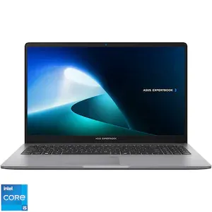 ASUS ExpertBook P1 P1503CVA cu procesor Intel® Core™ i5-13500H pana la 4.7 GHz, 15.6'', Full HD, 16GB DDR5 RAM, 512GB SSD, Intel® UHD Graphics, No OS, Misty Grey