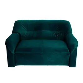 Canapea fixa 2 locuri Malaga, verde, 132 x 90 x 82 cm, 1C