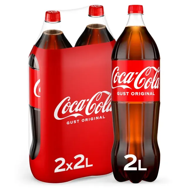 Bautura carbogazoasa Coca-Cola Gust Original, 2 x 2 l Bautura carbogazoasa Coca-Cola Gust Original, 2 x 2 l