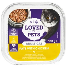 Hrana umeda pentru pisici, pate cu pui 100g