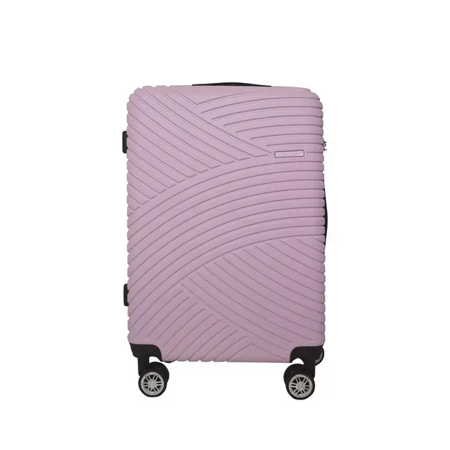 Troler Airport Ginko, din ABS, M, 44 x 65 x 27 cm, roz