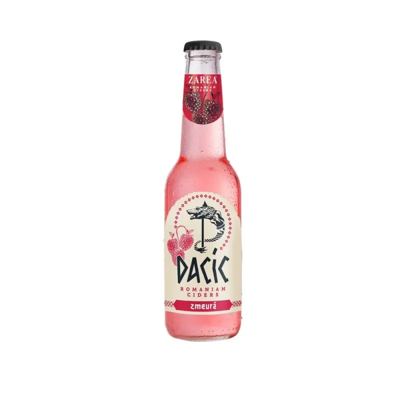 Cidru cu aroma de zmeura Dacic Romanian Ciders, 0.275 l