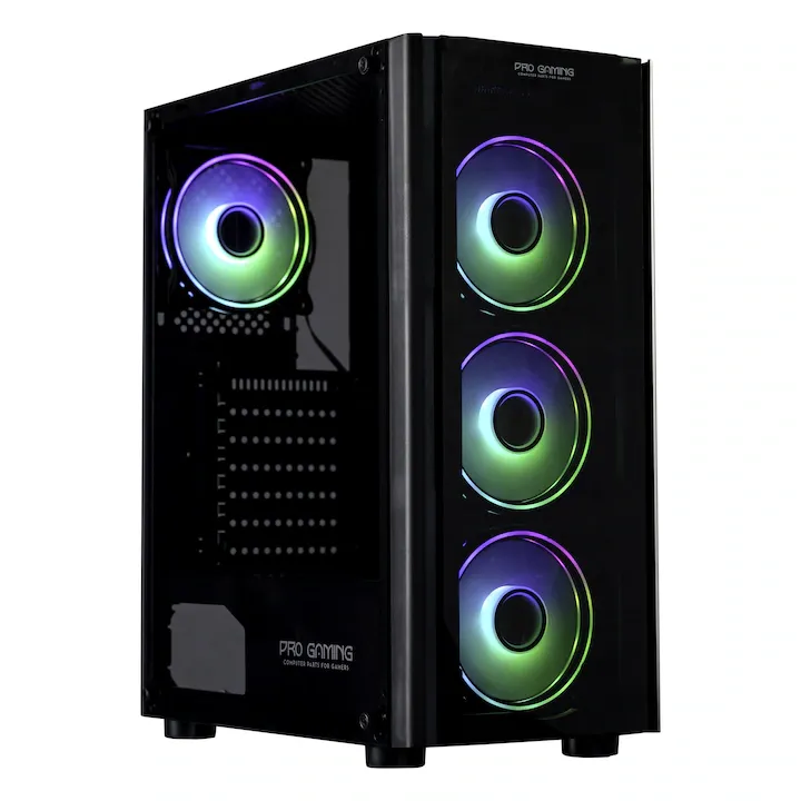 Sistem Desktop Pc Gaming Blaze Intel Core I5 10400F pana la 4.3Ghz, 16GB RAM DDR4, 512GB SSD, Placa Video GTX 1660S 6GB, GDDR6, WI-FI 6, Windows 11 Home