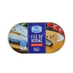 File de hering in sos de rosii 170g